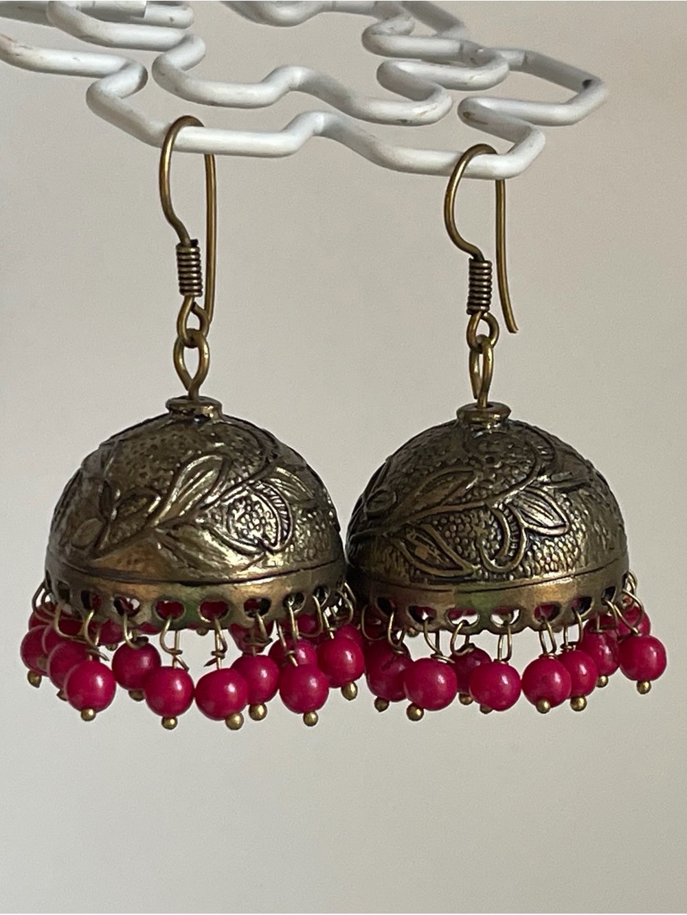 Vintage Brass Jhumkas earrings.
